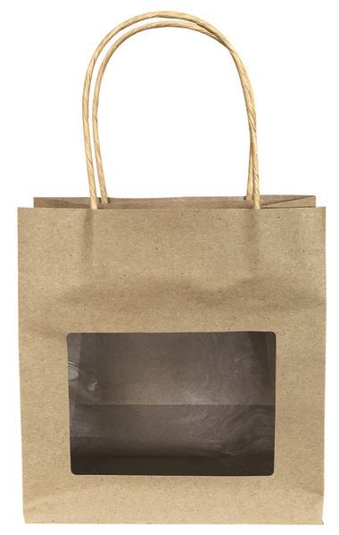 Image sur Papiertragtasche mit Fenster