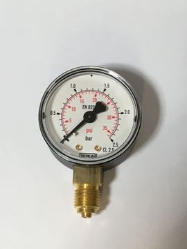Image de Manometer 0-2.5 bar 1/4" Kunstoffgehäuse