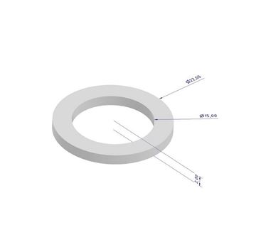 Bild von Brewtools Dichtung, 22x15x2mm, 2 Stück