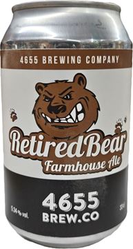 Bild von 4655 Brew Co. Retired Bear Farmhouse Ale