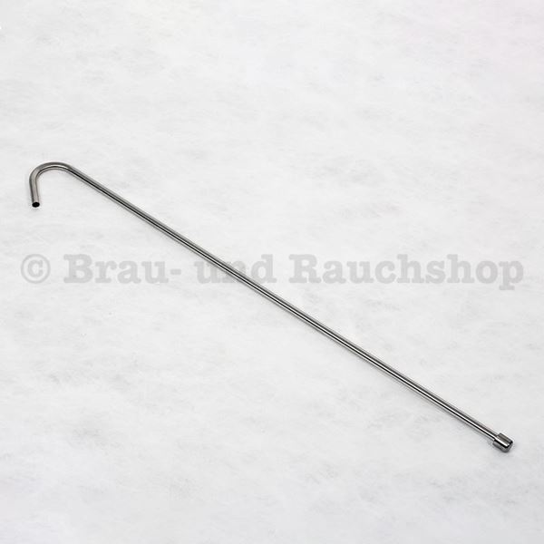 Immagine di Abziehrohr 75 cm Edelst. mit Antitrub
