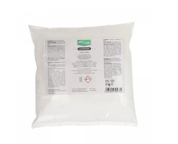 Immagine di Kaliumpyrosulfit (Campden) 1 Kg