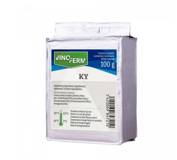 Image sur Trockenhefe Wein Vinoferm KY 100 g