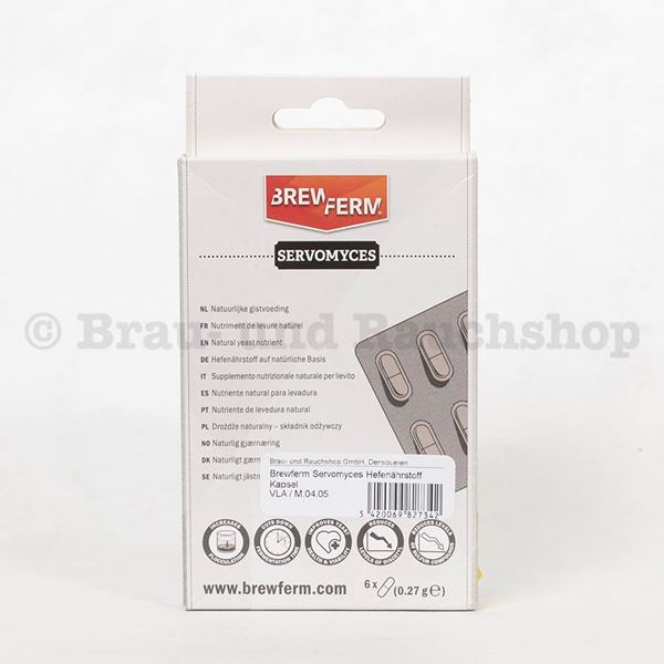 Bild von Brewferm Servomyces Hefenährstoff Kapsel