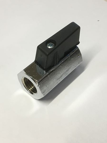 Bild von Hahn 2x1/2" Innengewinde, Messing