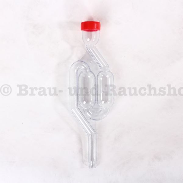 Bild von Gärröhrchen 9mm mit roter Kappe