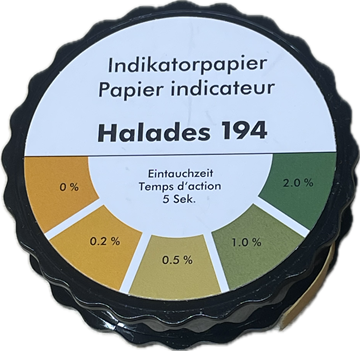 Bild von Halades 194 Teststreifen